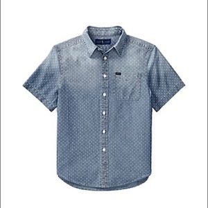 kids polo button down shirt